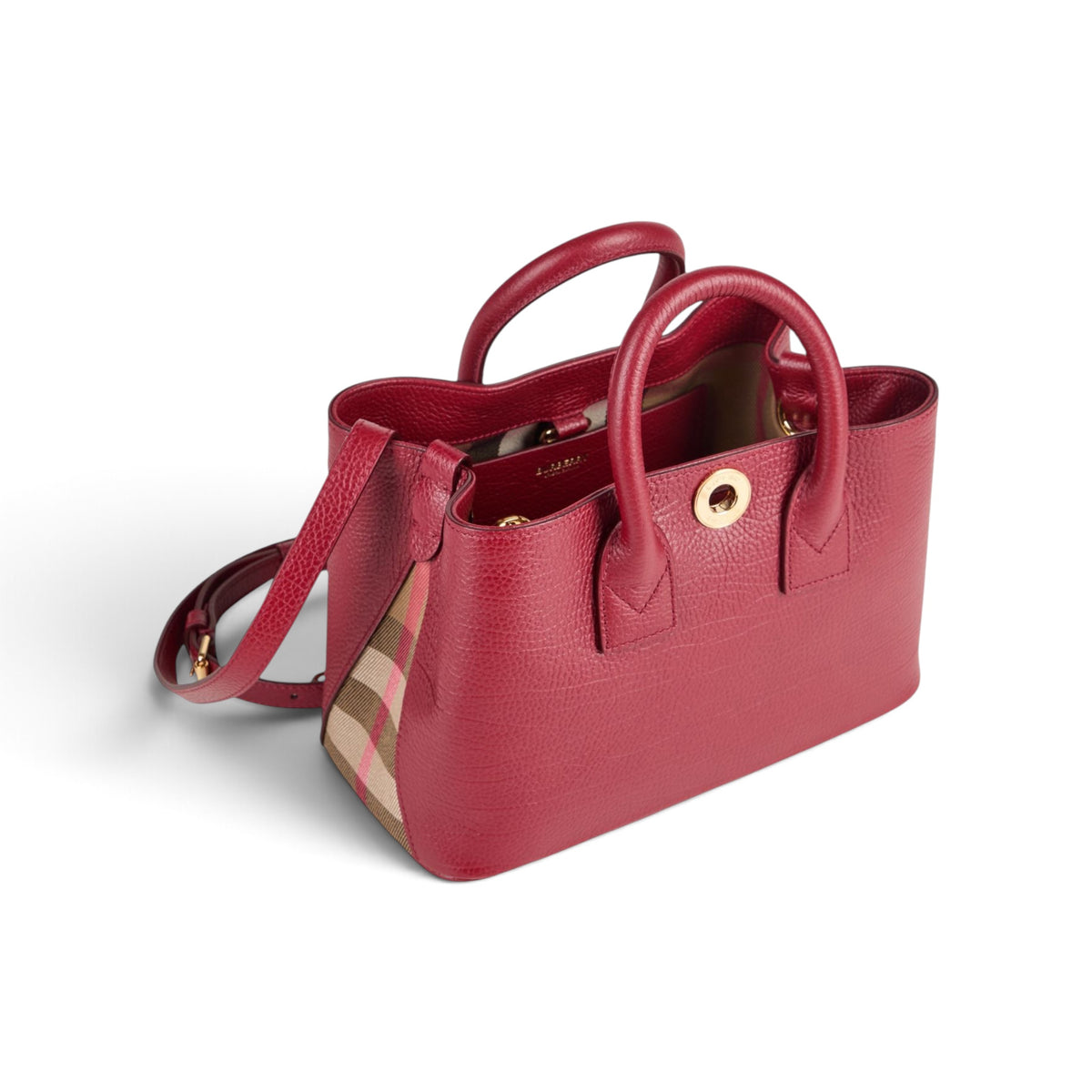 Burberry Medium Bermondsey Tote Bag in Antique Red