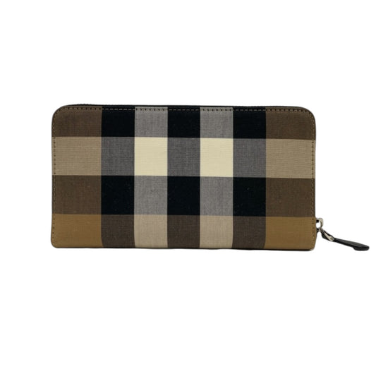 Burberry Check Zip Wallet