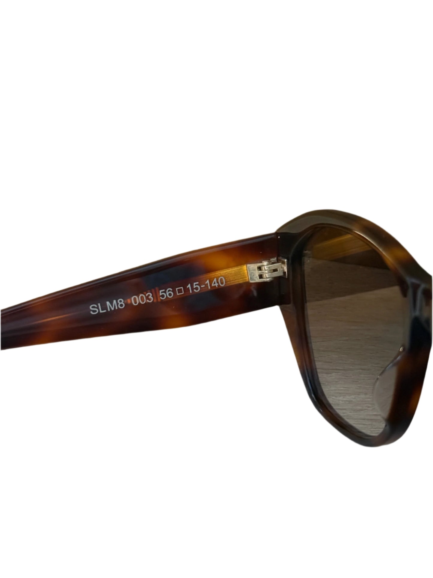 Saint Laurent Tortoise sunglasses with Gold YSL