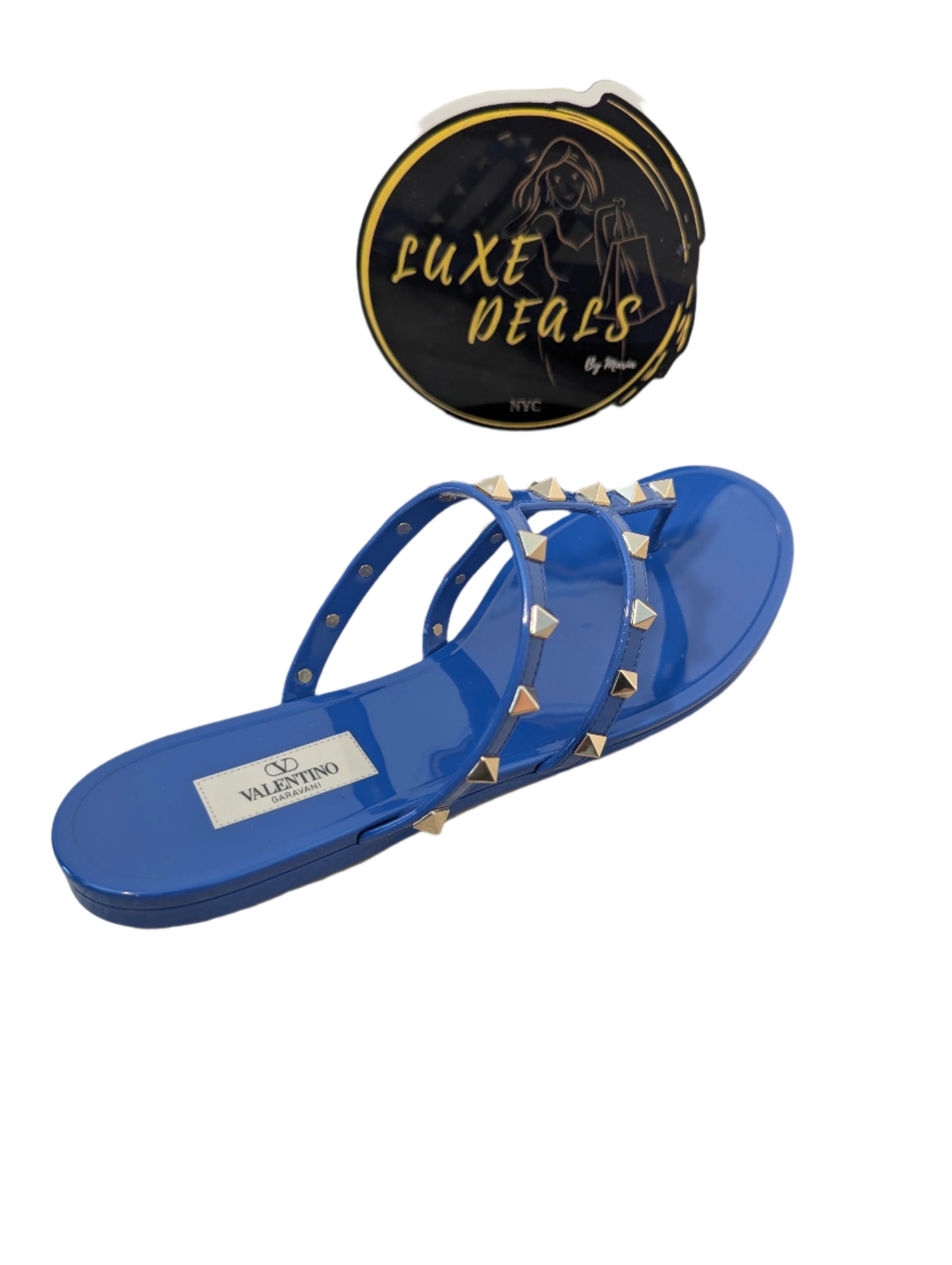 Valentino PVC Rockstud Sandals