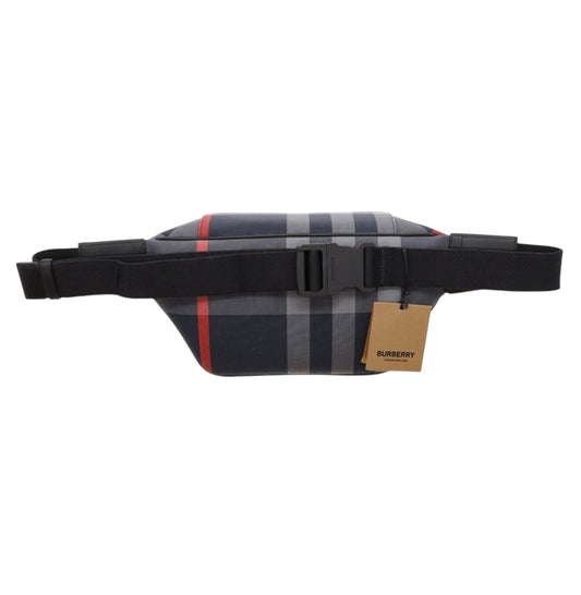 Burberry Navy Check Belt Bag