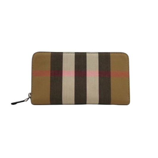 Burberry Check Zip Wallet