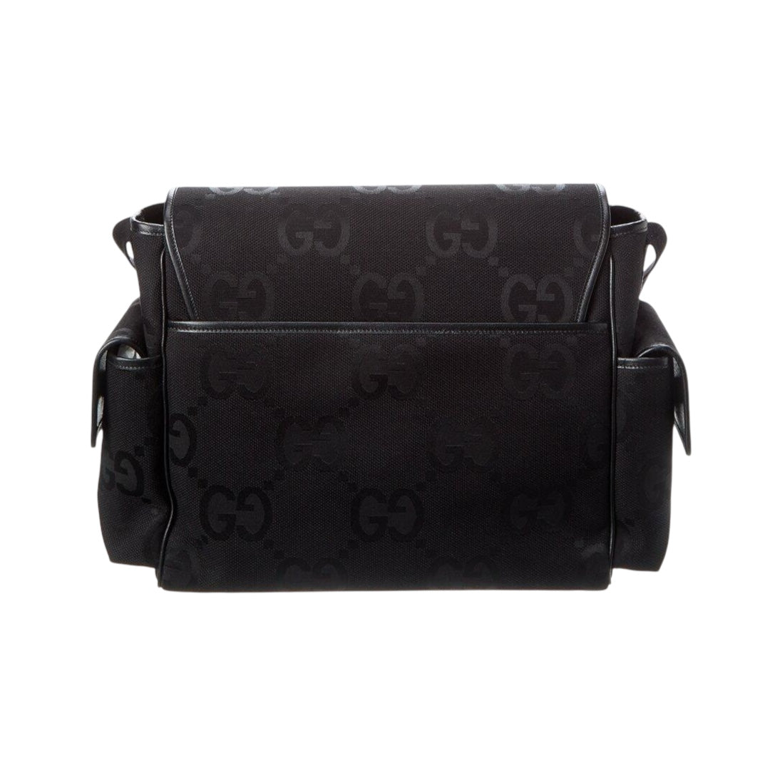 Gucci Jumbo GG Baby Changing Diaper Bag Black