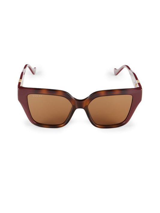 Gucci Tortoise Maroon Sunglasses