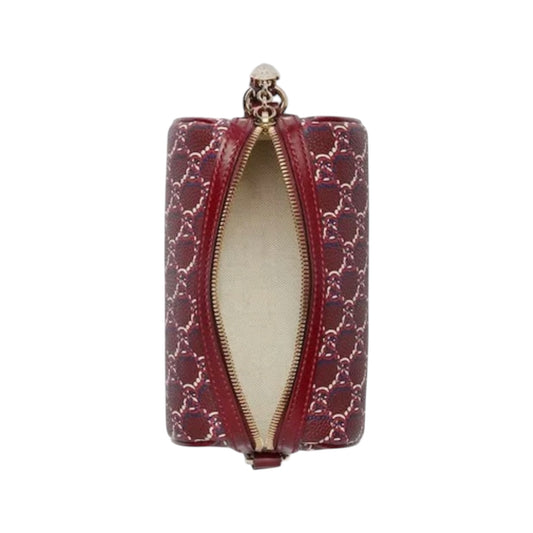 Gucci cylindrical GG Shadow bag in Red