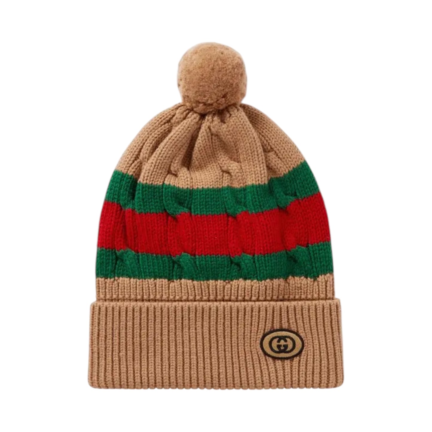 Gucci Wool Beanie in Camel