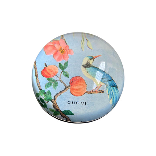 Gucci floral bird paperweight