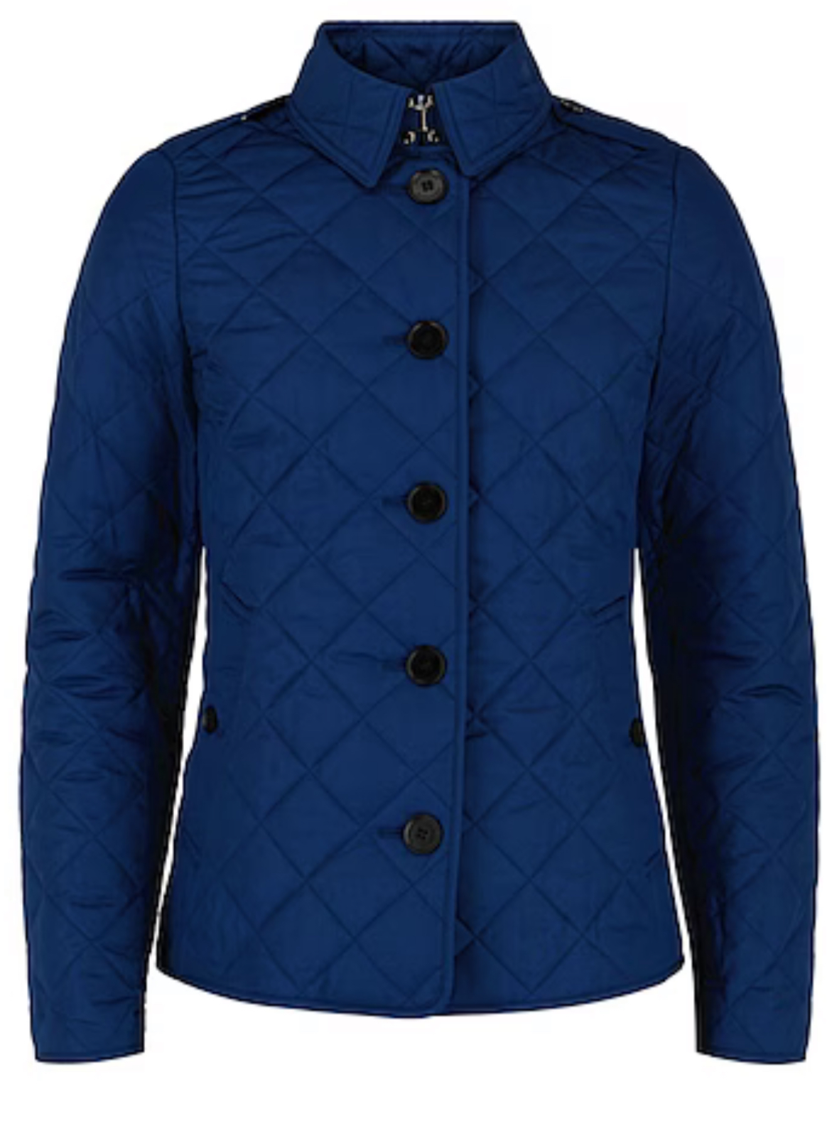 Burberry Quilted Jacket Blue