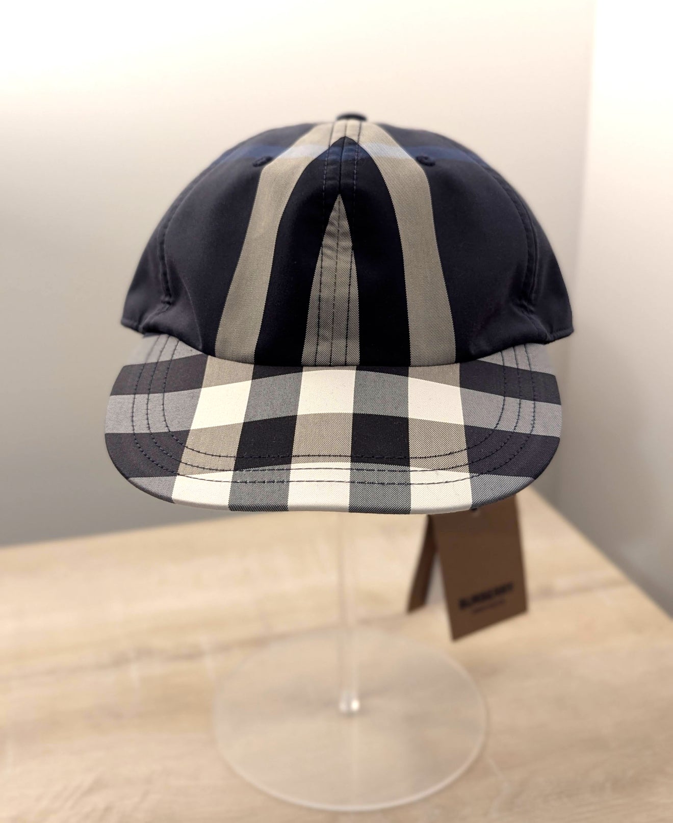 Burberry Blue Check Cap