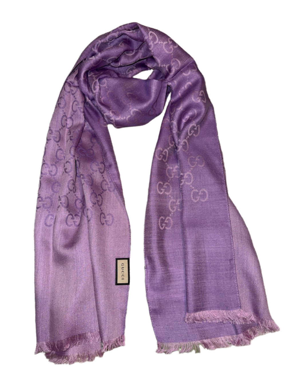 Gucci Silk/Wool Reversible Scarf Size 45x180