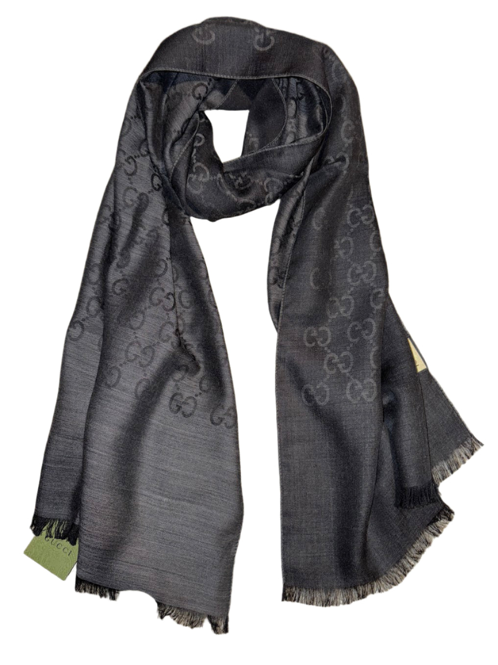 Gucci Silk/Wool Reversible Scarf Size 45x180