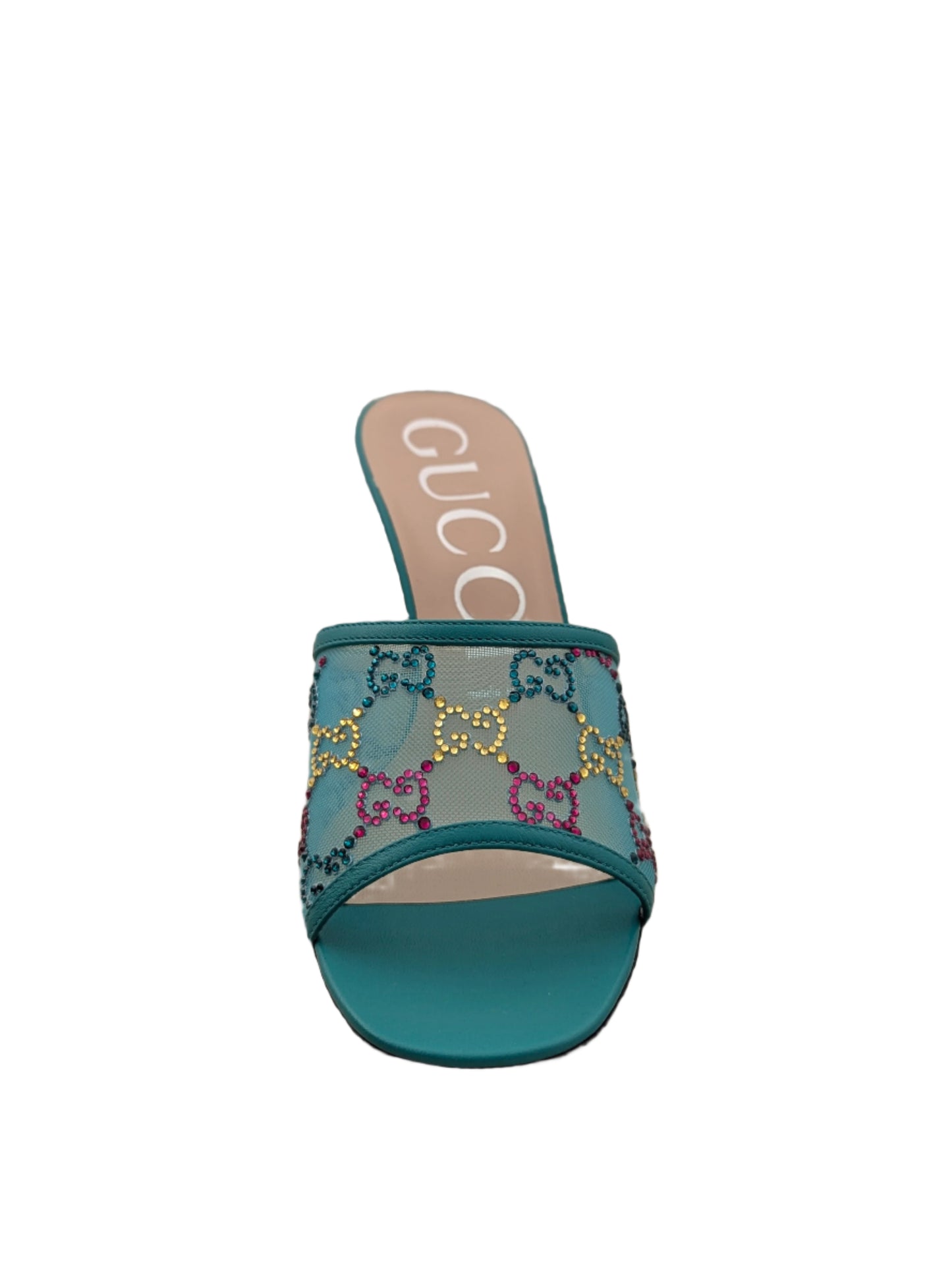 Gucci Jewel Heel in Seafoam
