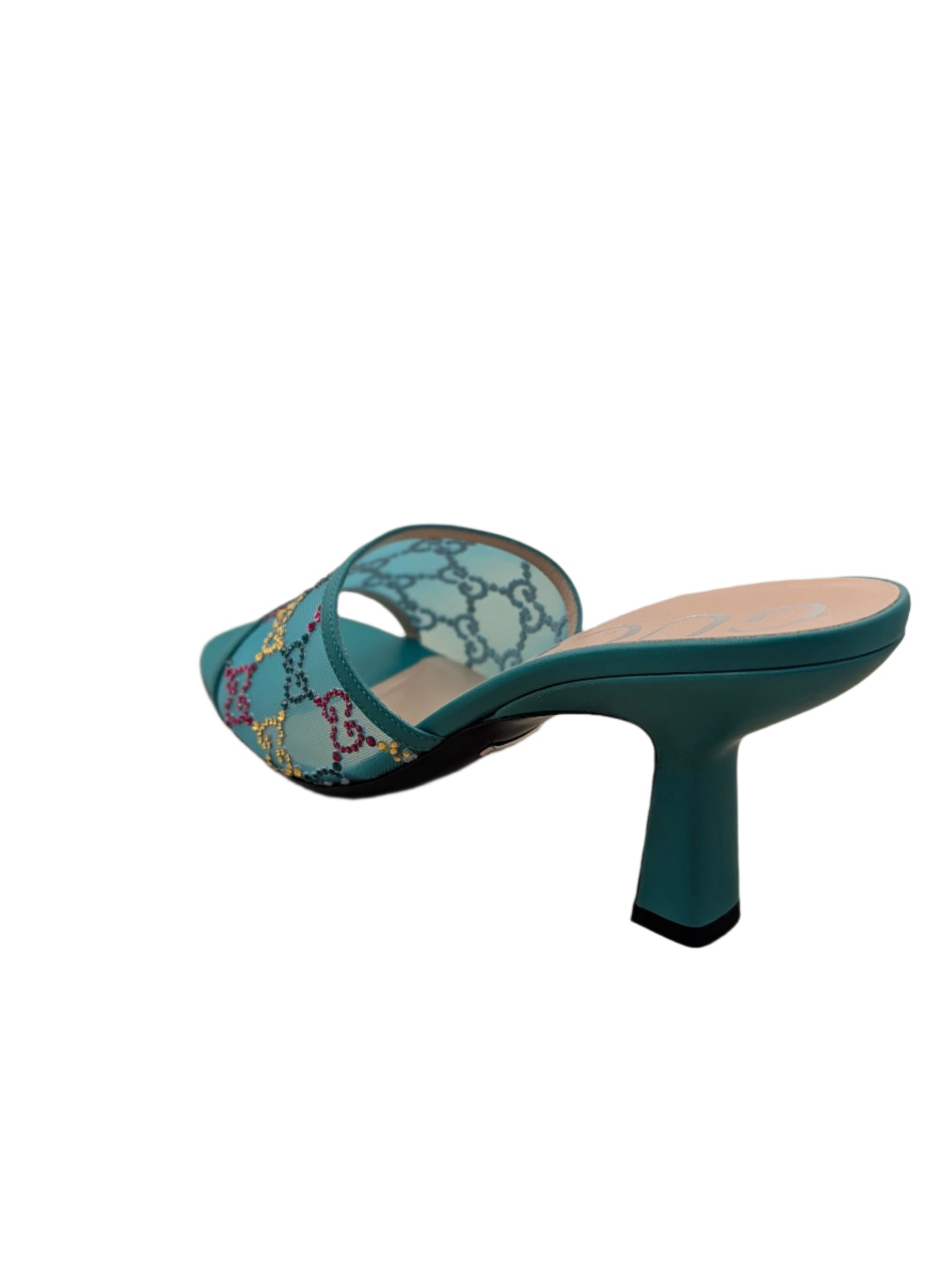 Gucci Jewel Heel in Seafoam