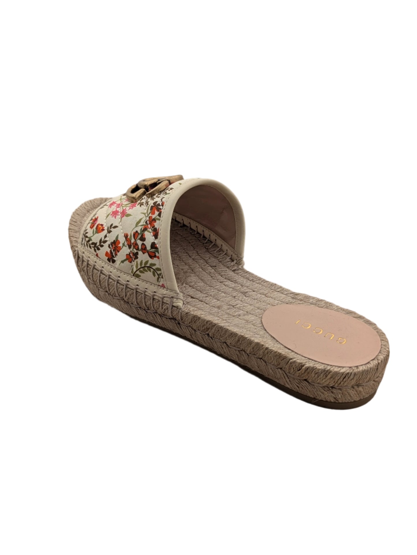 Gucci Floral Espadrilles Slides