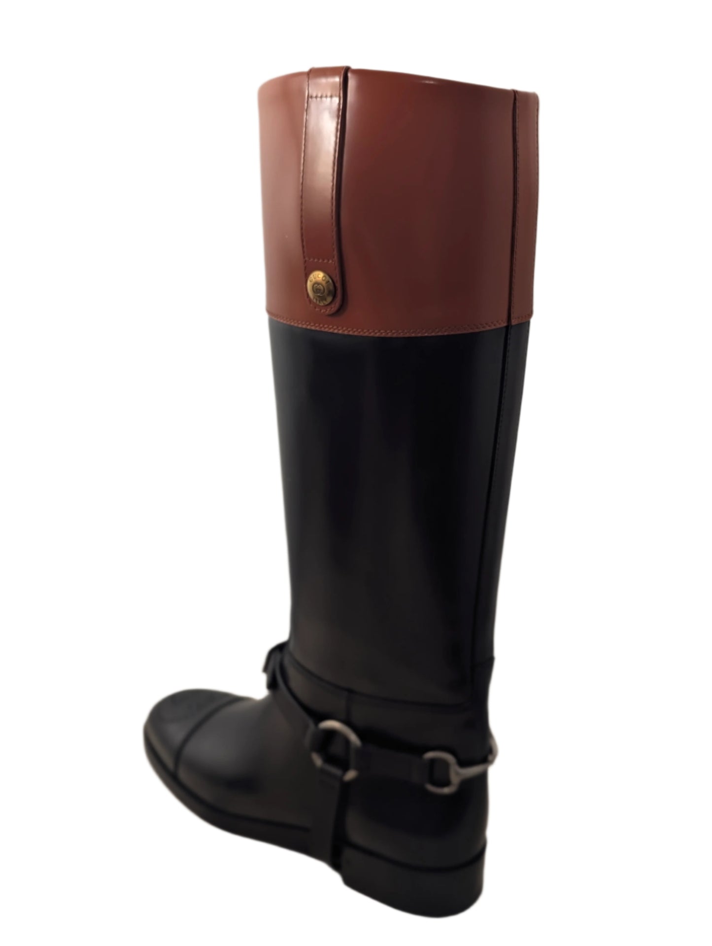 Gucci Aria Horsebit Harness Rider Boot