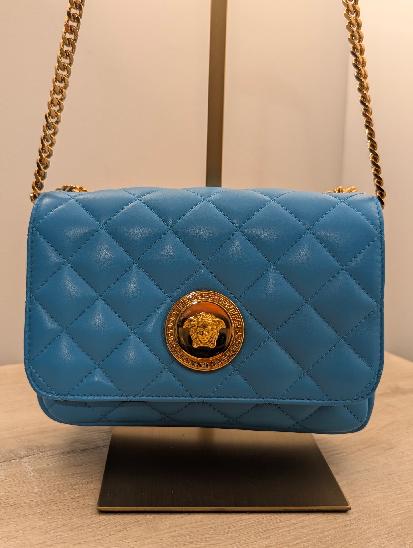 Versace Quilted Lamb Leather Woc