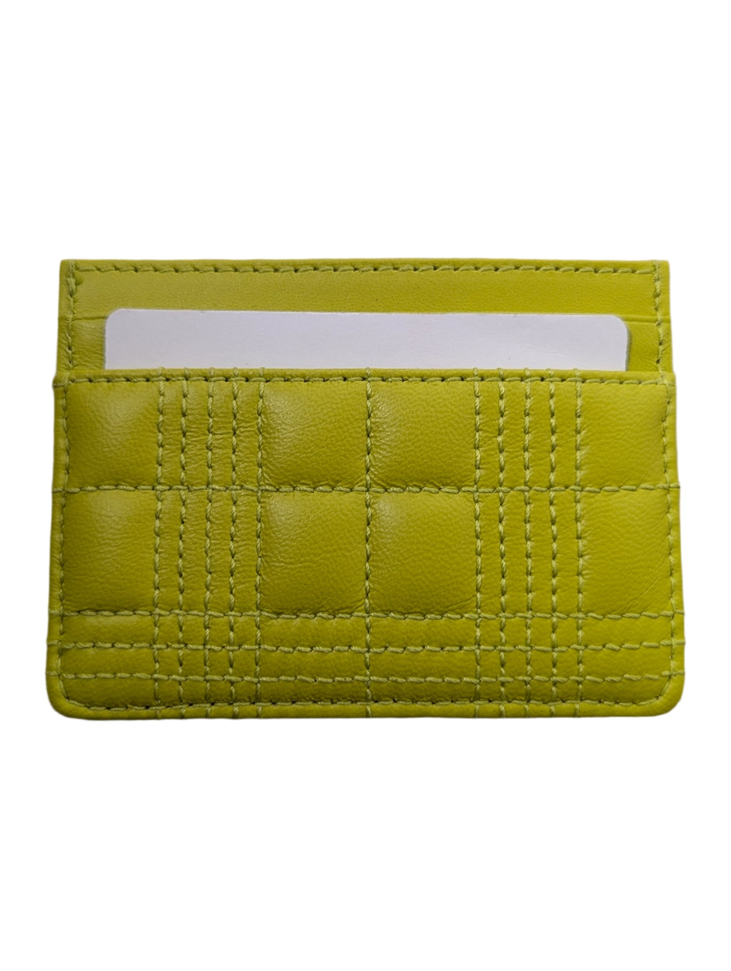 Burberry Card Holder Lime Green