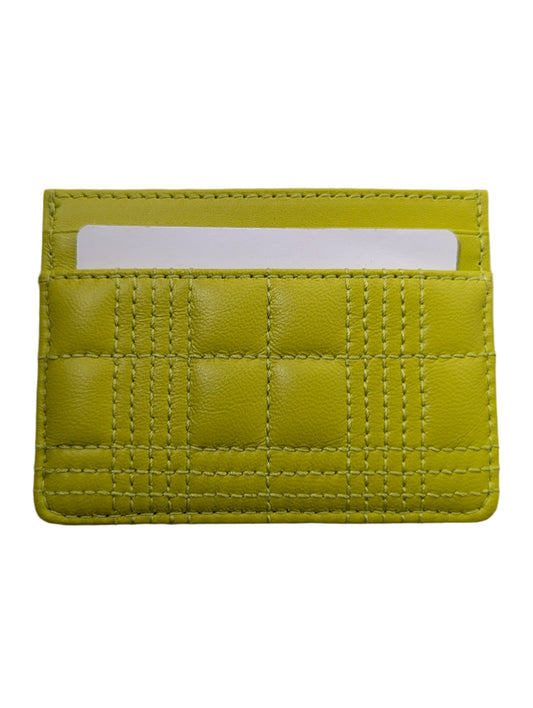 Burberry Card Holder Lime Green