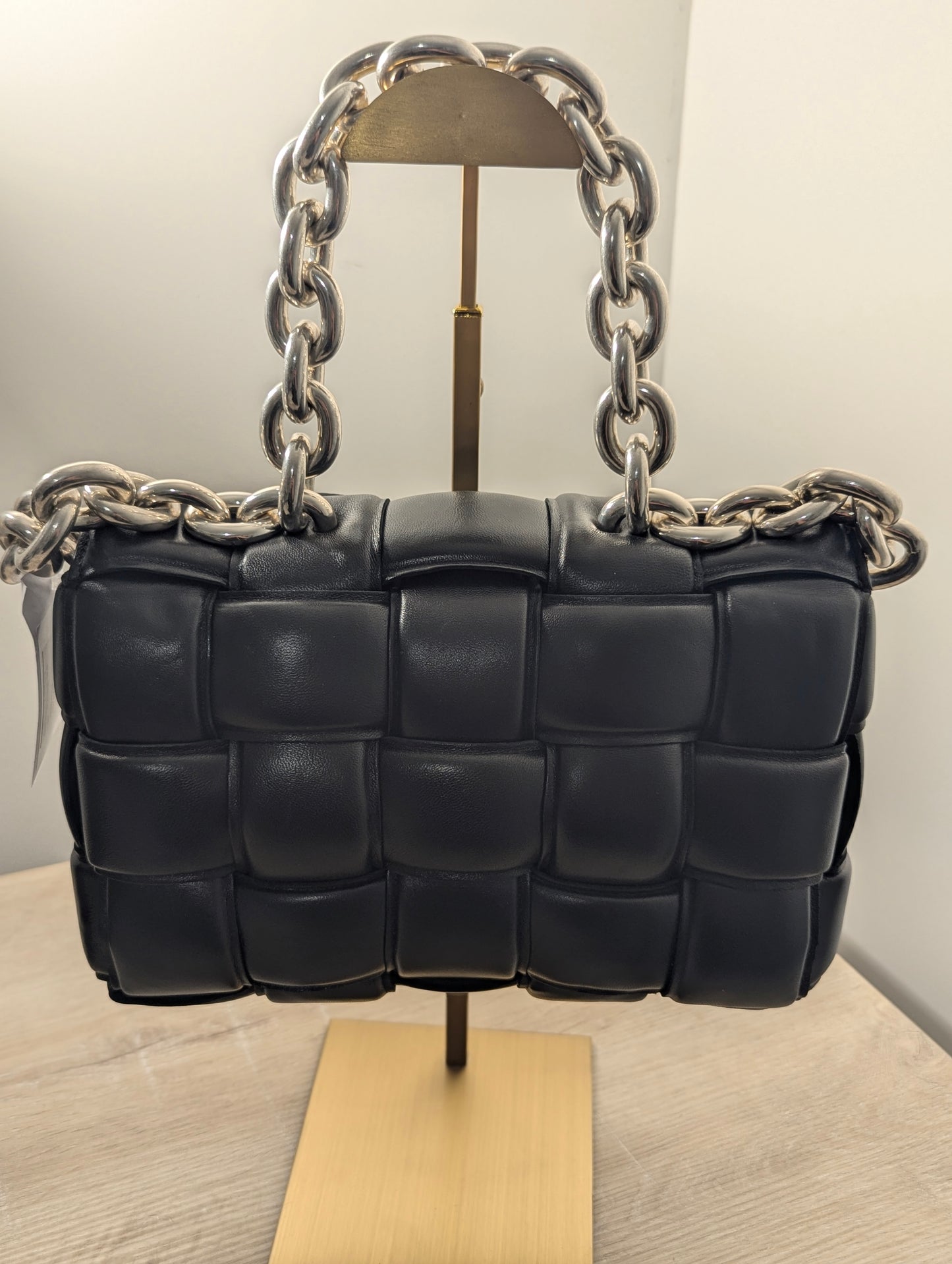 Bottega Veneta Leather Chain Padded Cassette