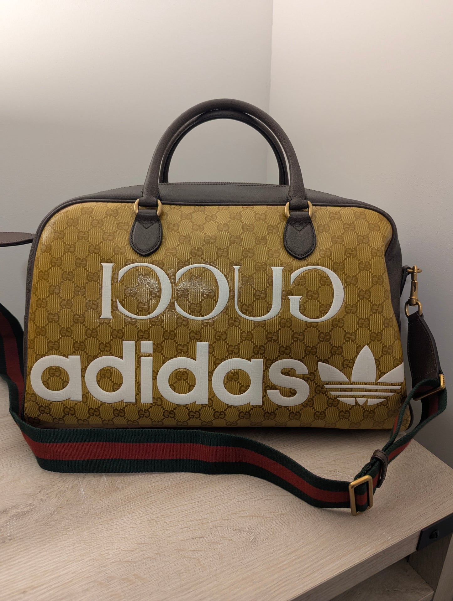 Gucci x Adidas Limited Edition Collaboration Duffle Bag