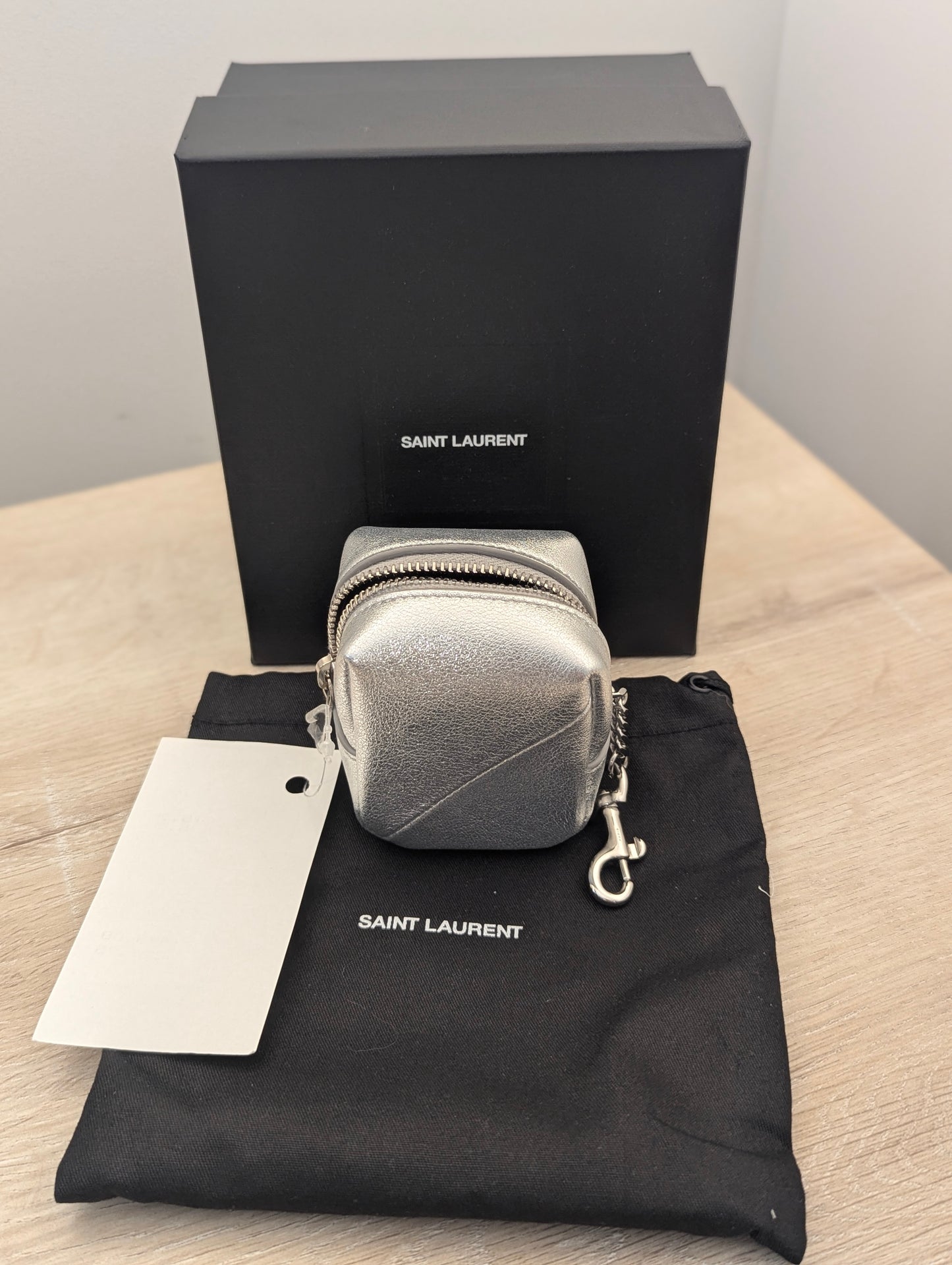 Saint Laurent YSL cube charm