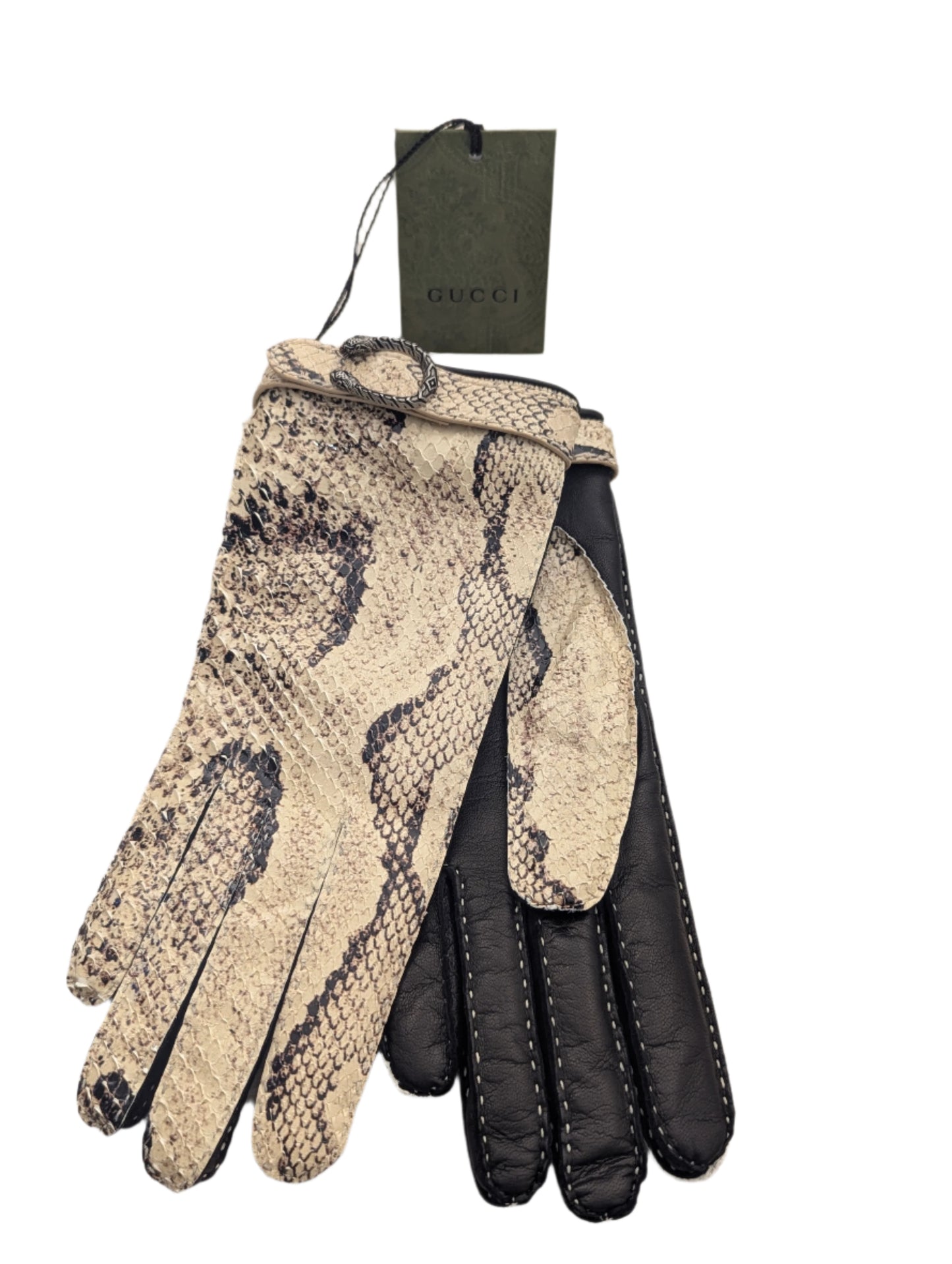 Gucci Gloves Real Python Snake Skin