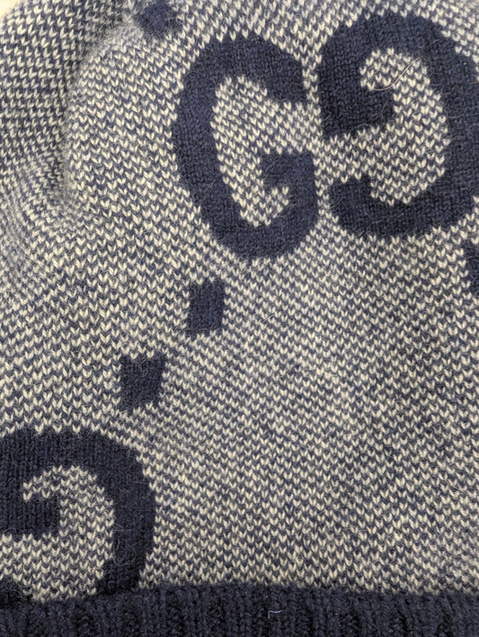 Gucci Cashmere Blue Beanie Medium