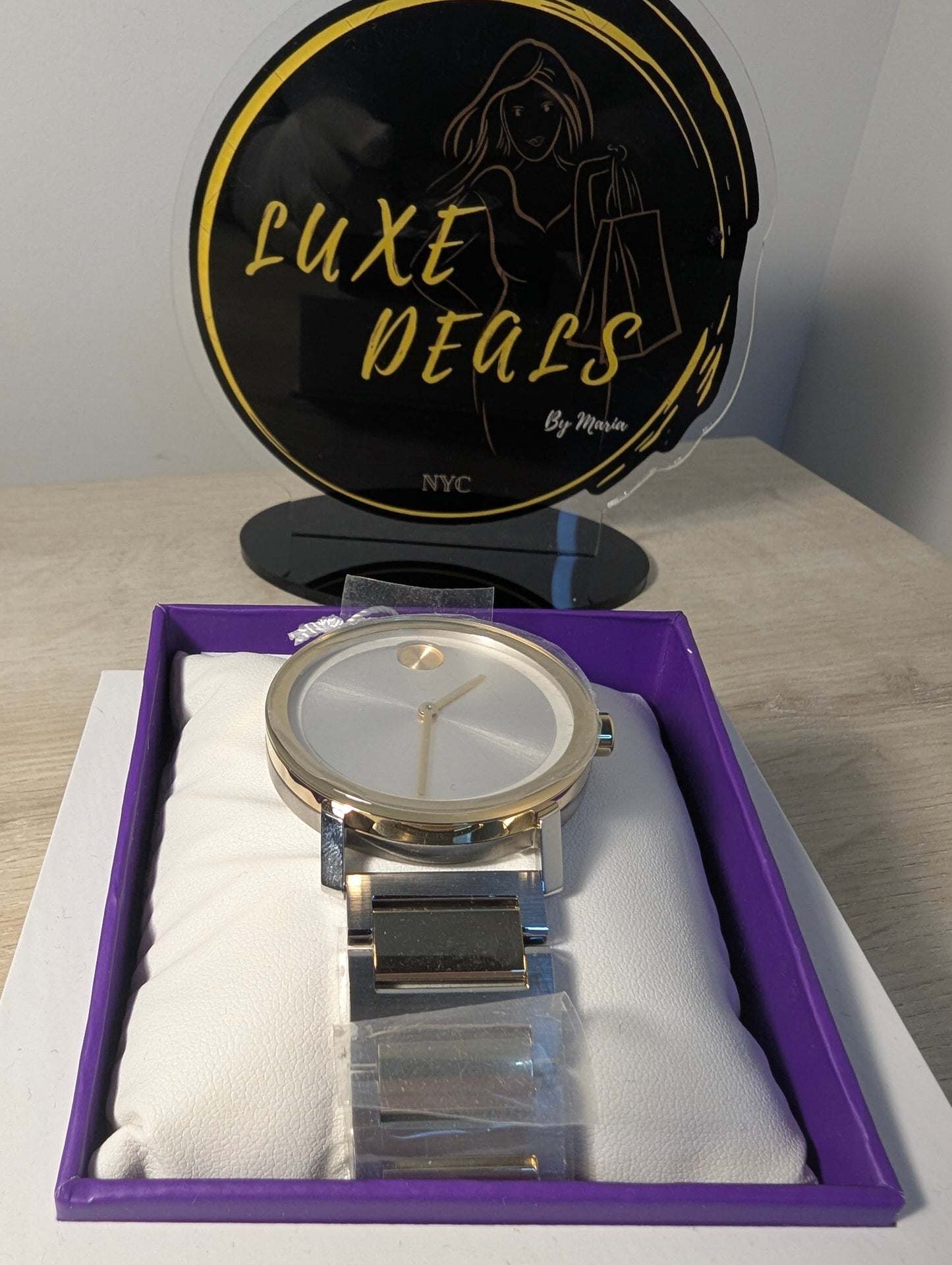 Movado Watch Silver/Gold