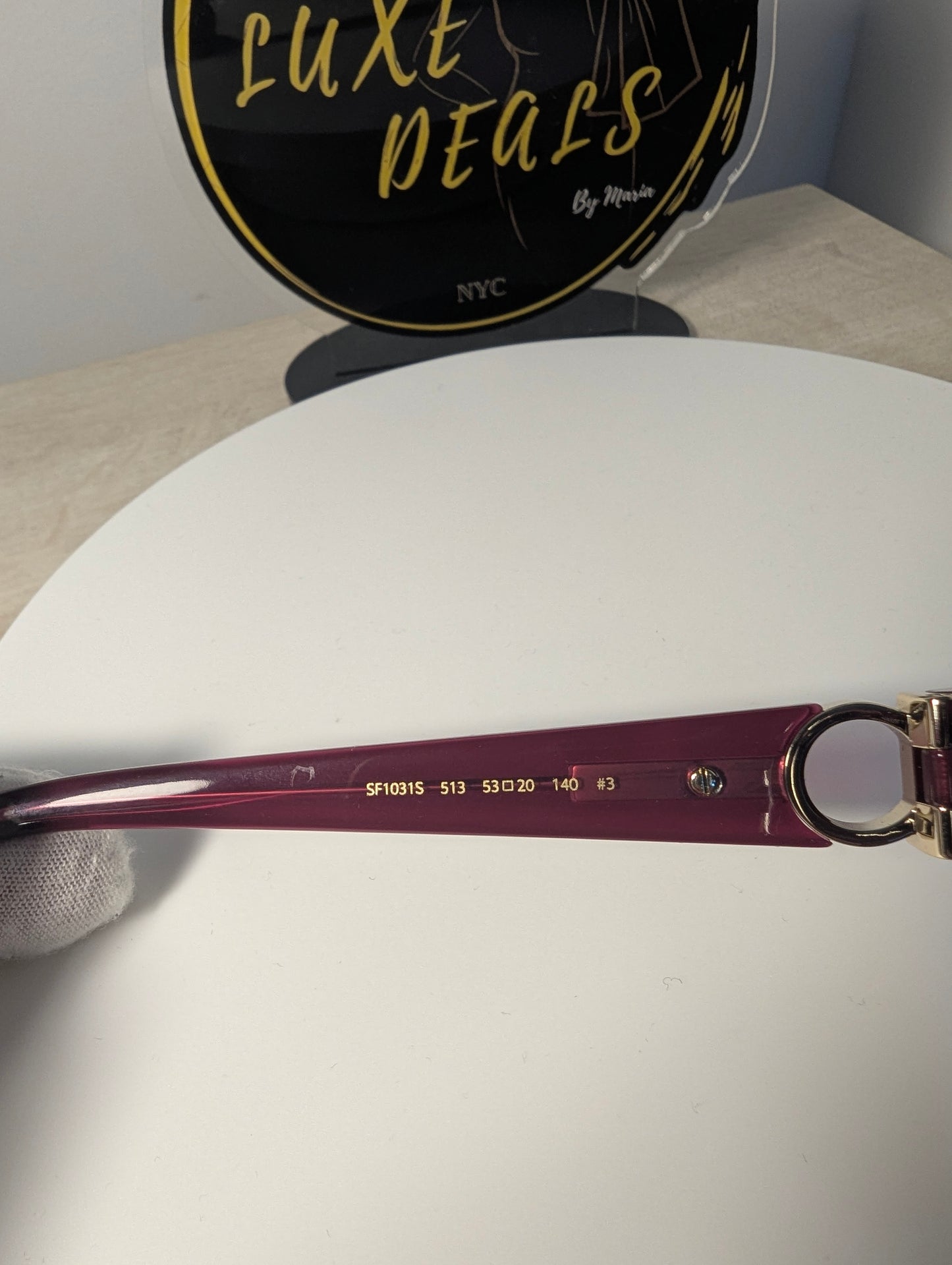 Salvatore Ferragamo Sunglasses Maroon