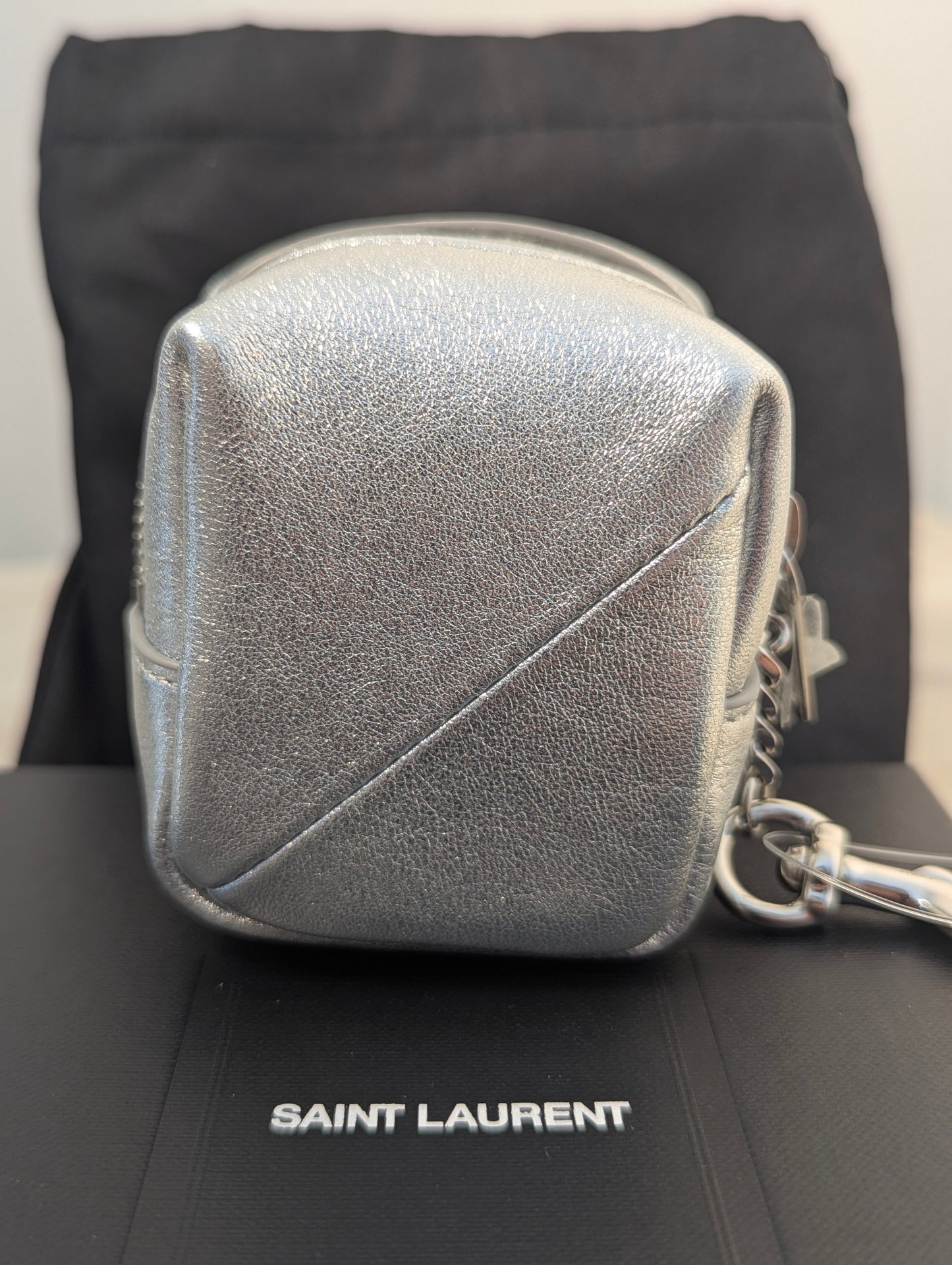 Saint Laurent YSL cube charm