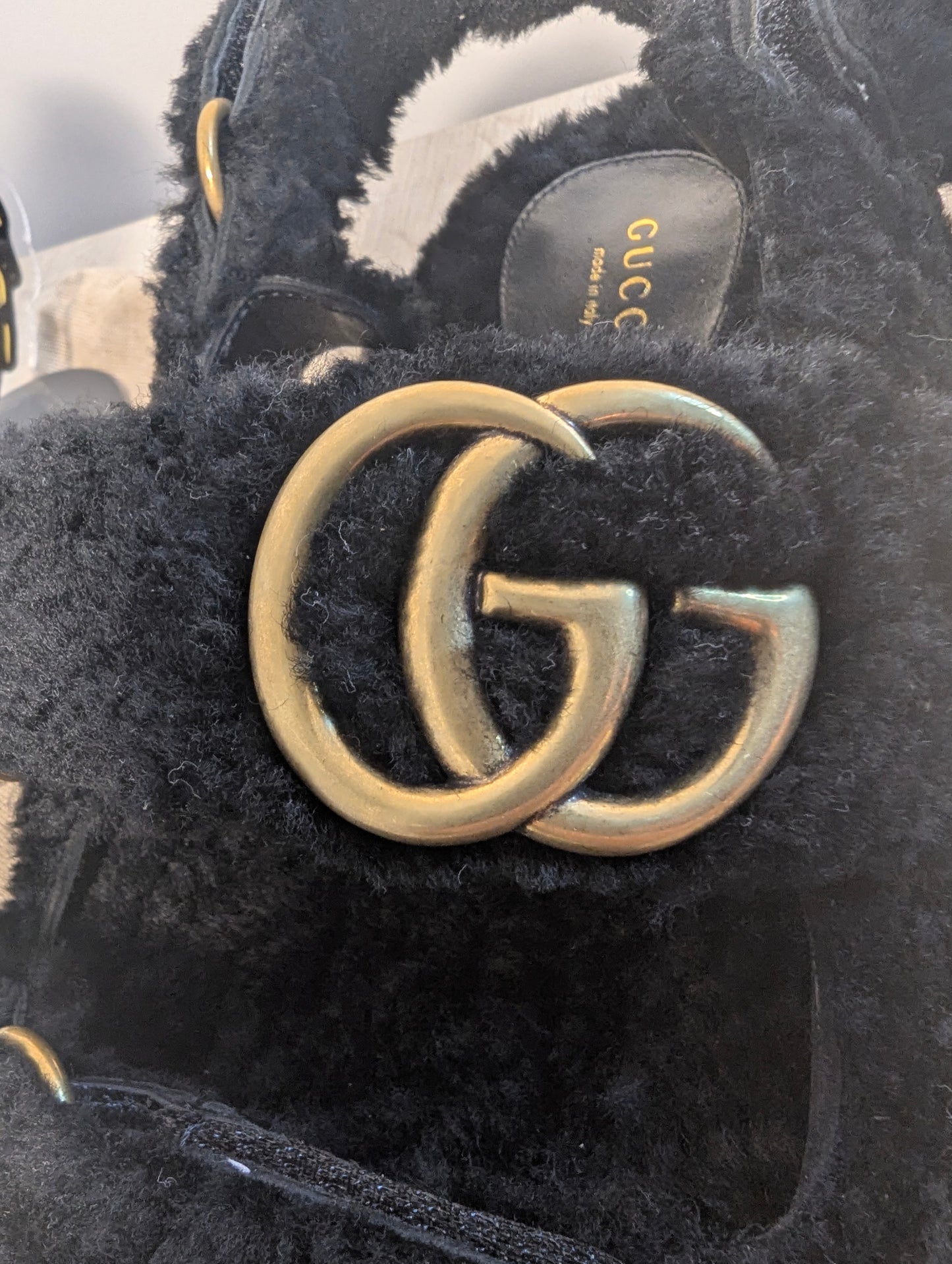Gucci Dad Sandal in Black