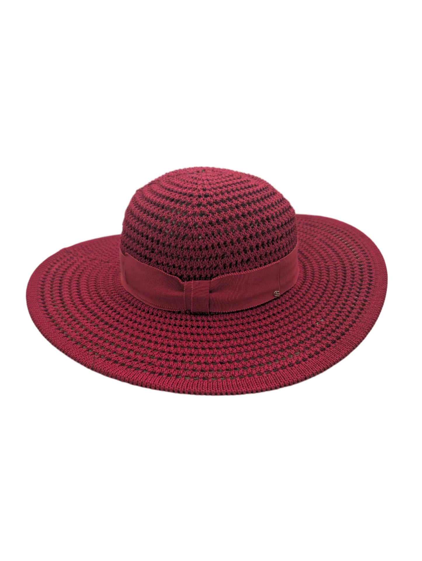 Gucci Sun Hat Full Brim Maroon