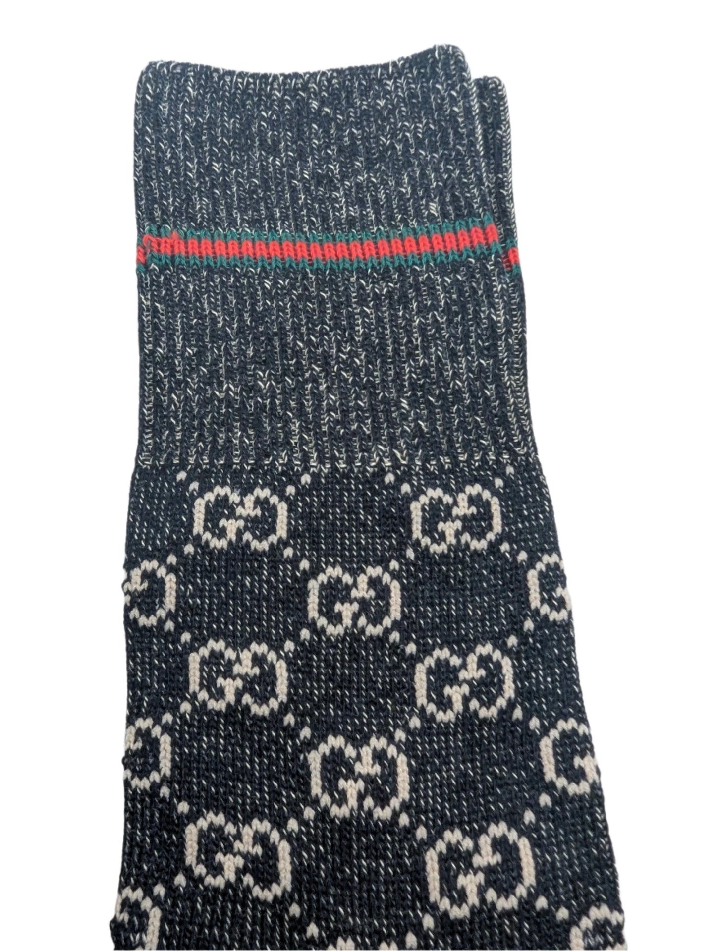 Gucci Mid sock with Web stripe