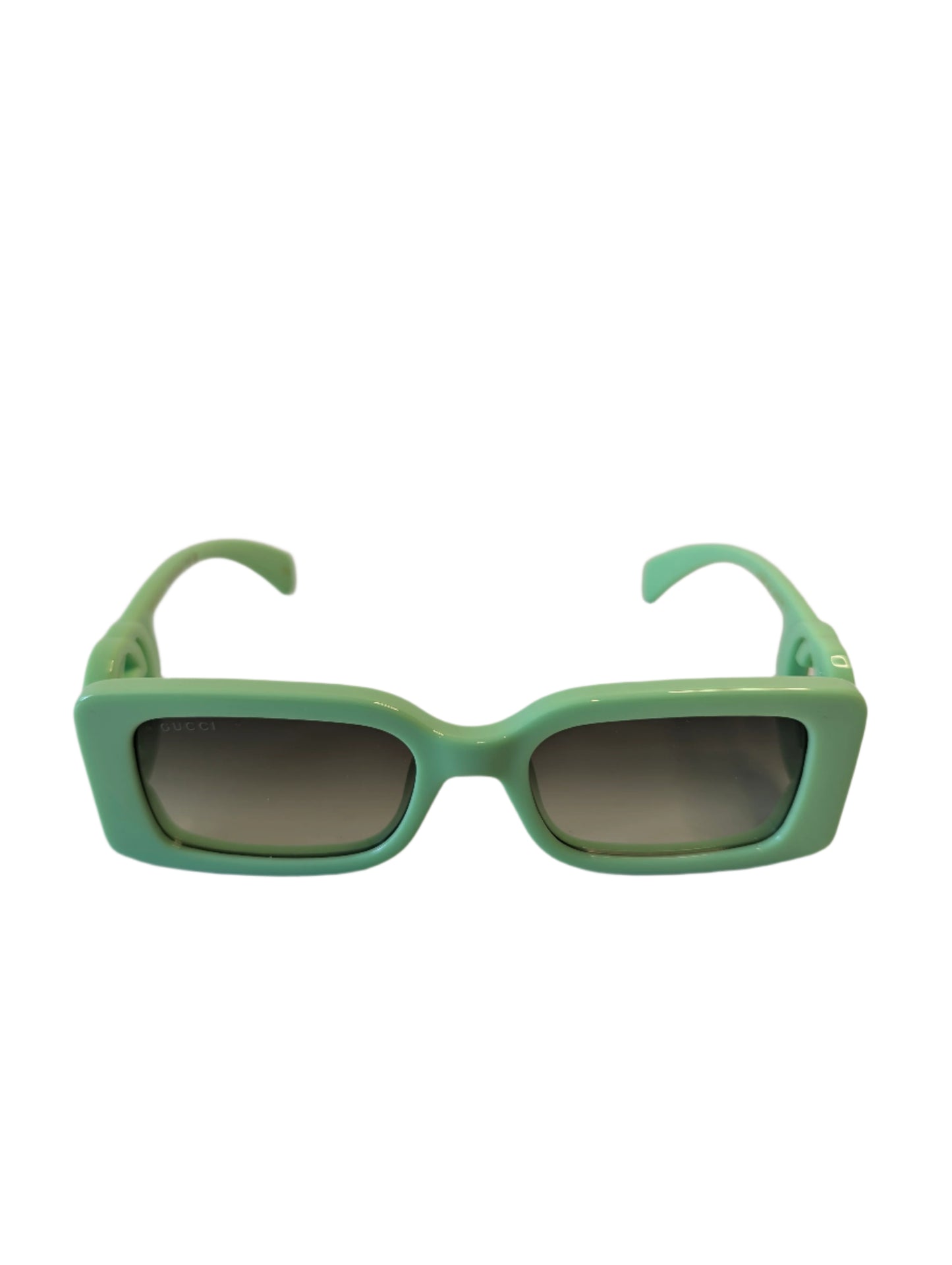 Gucci Pistachio Green Sunglasses with Interlocking GG