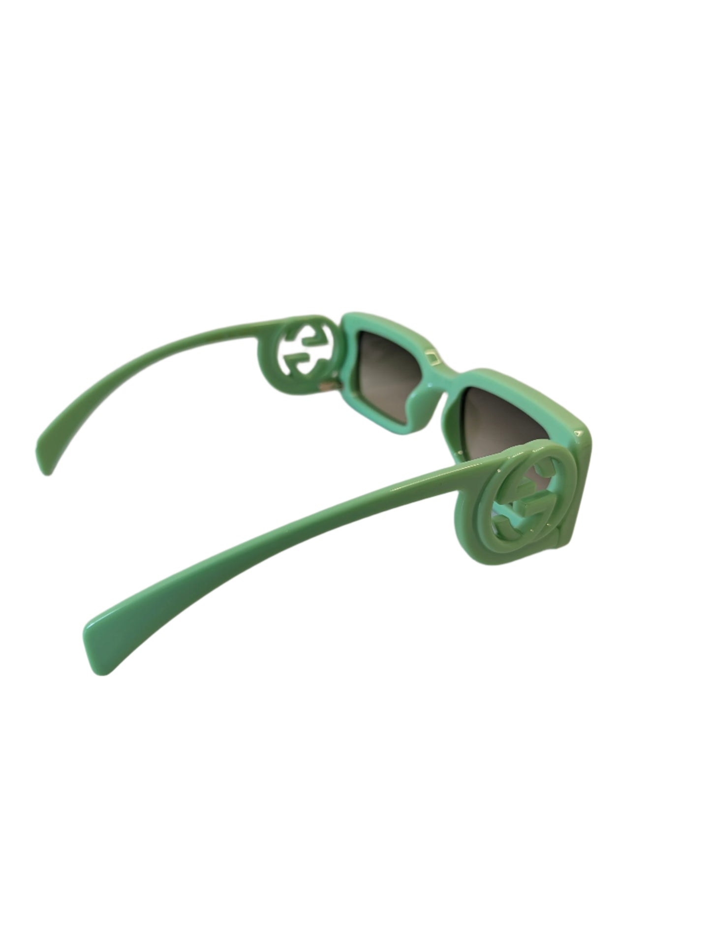 Gucci Pistachio Green Sunglasses with Interlocking GG