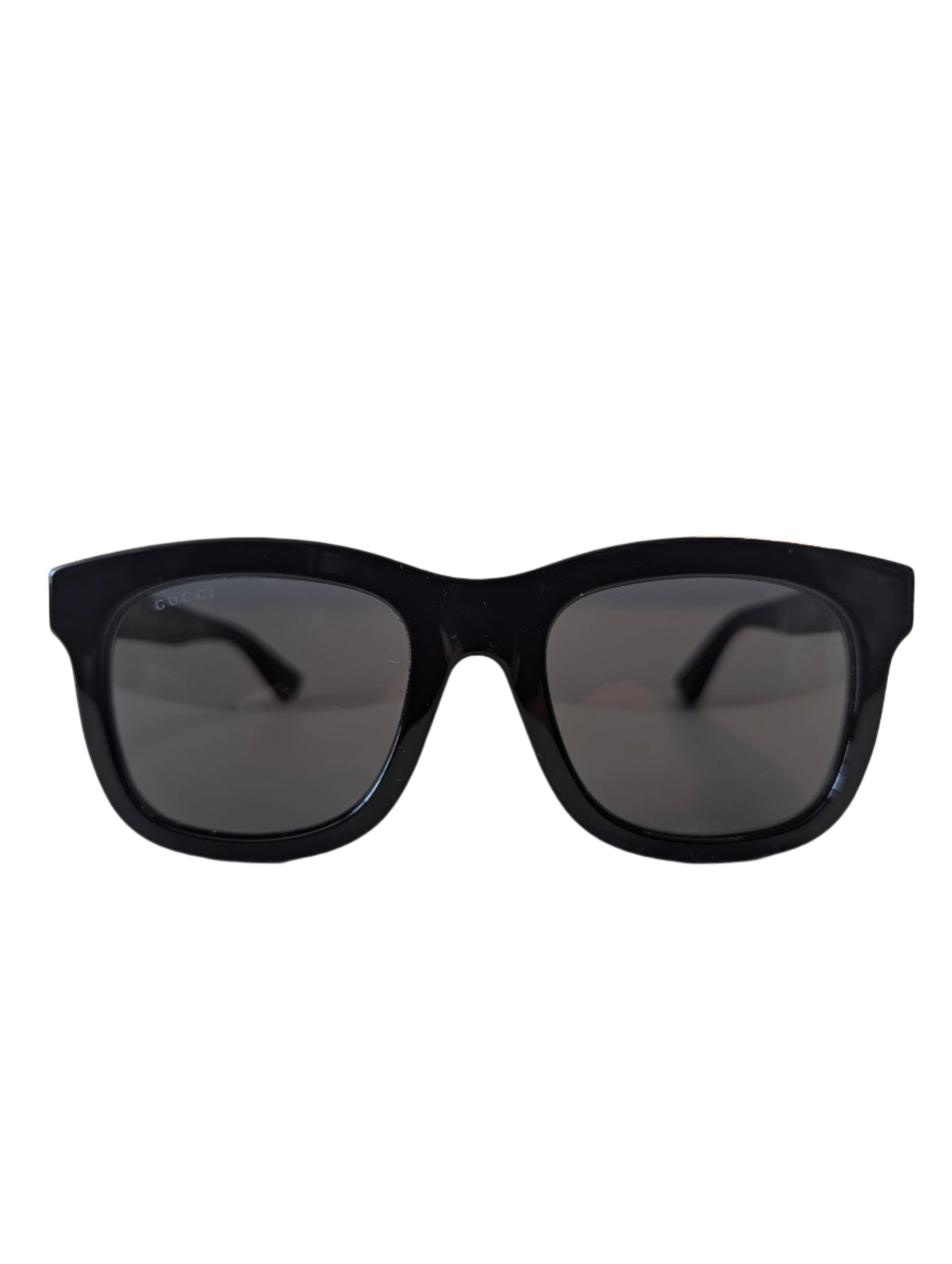 Gucci Sunglasses Black with Gold Interlocking GG