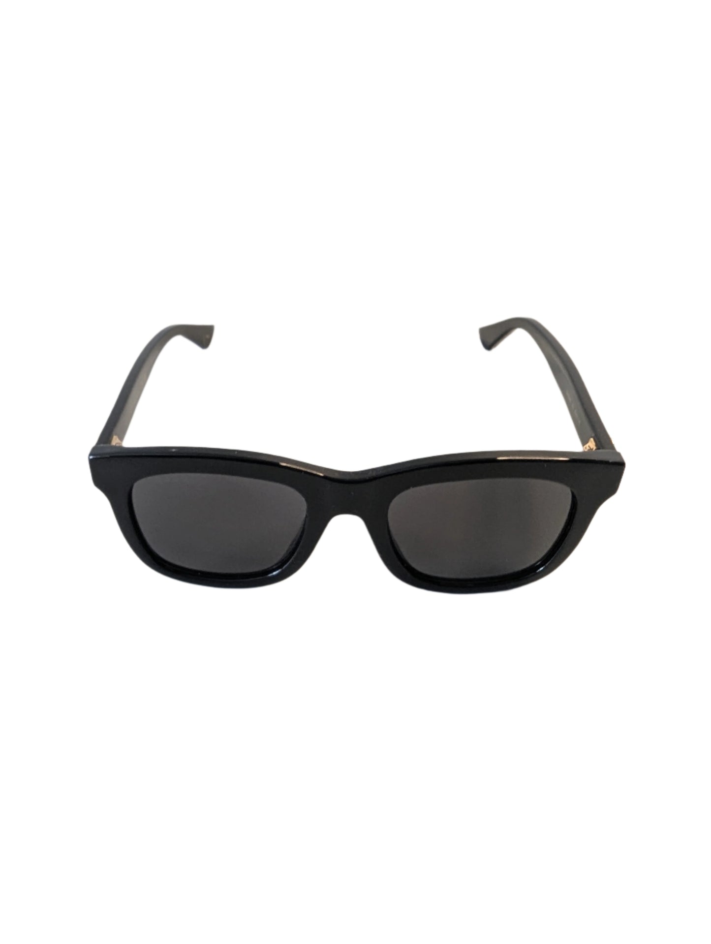 Gucci Sunglasses Black with Gold Interlocking GG