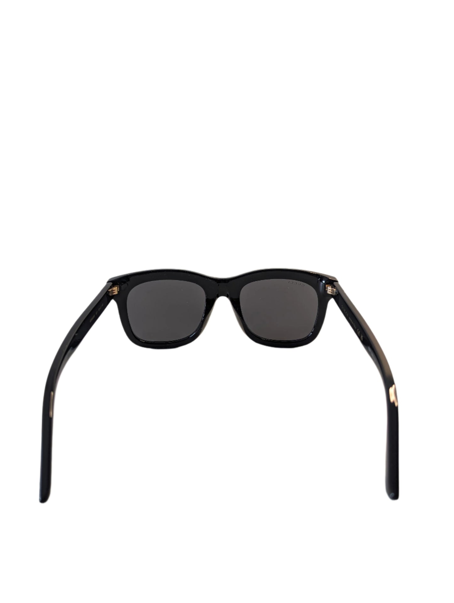Gucci Sunglasses Black with Gold Interlocking GG