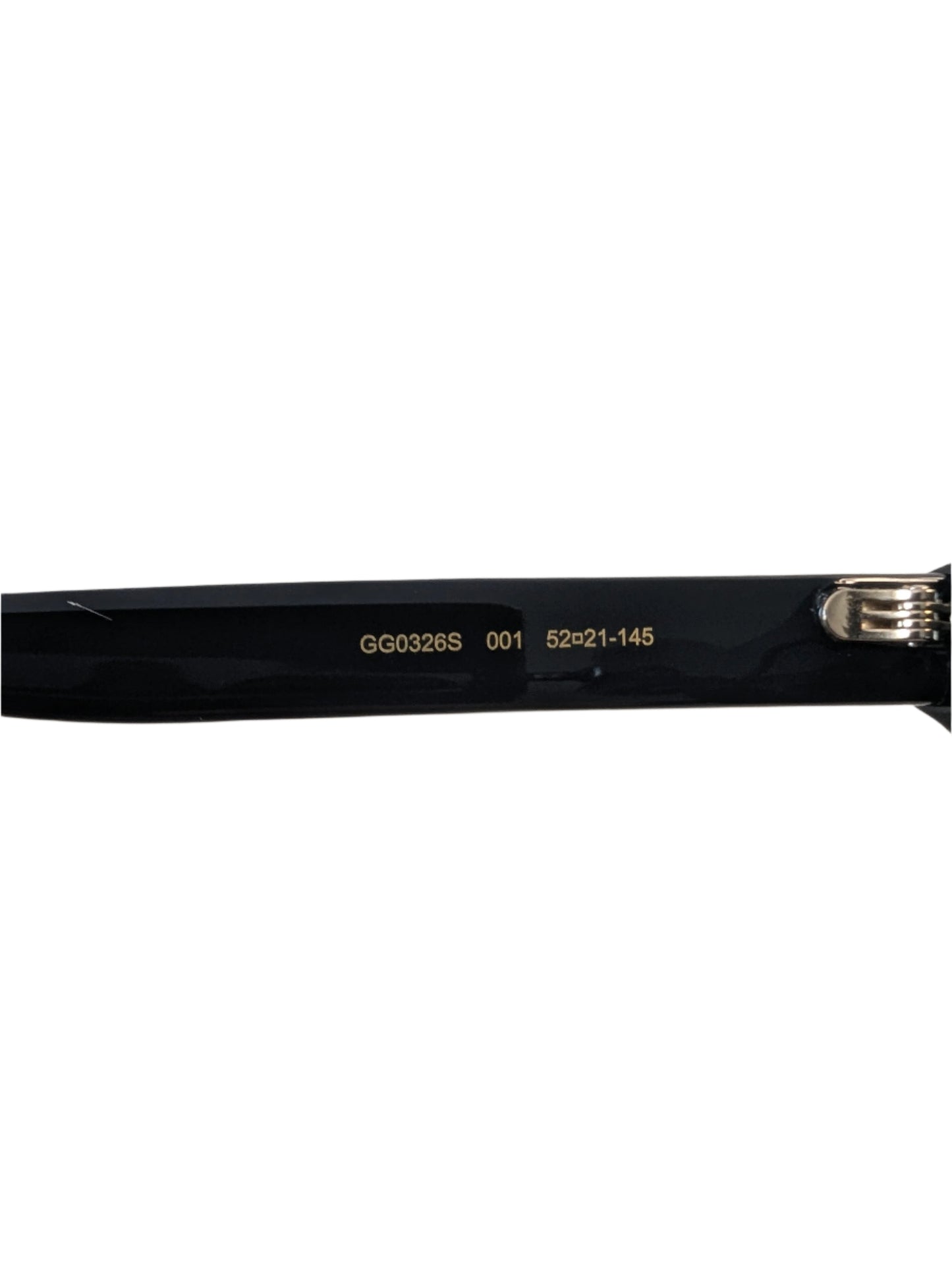 Gucci Sunglasses Black with Gold Interlocking GG