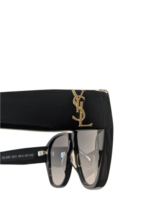 Saint Laurent Black sunglasses with Gold YSL