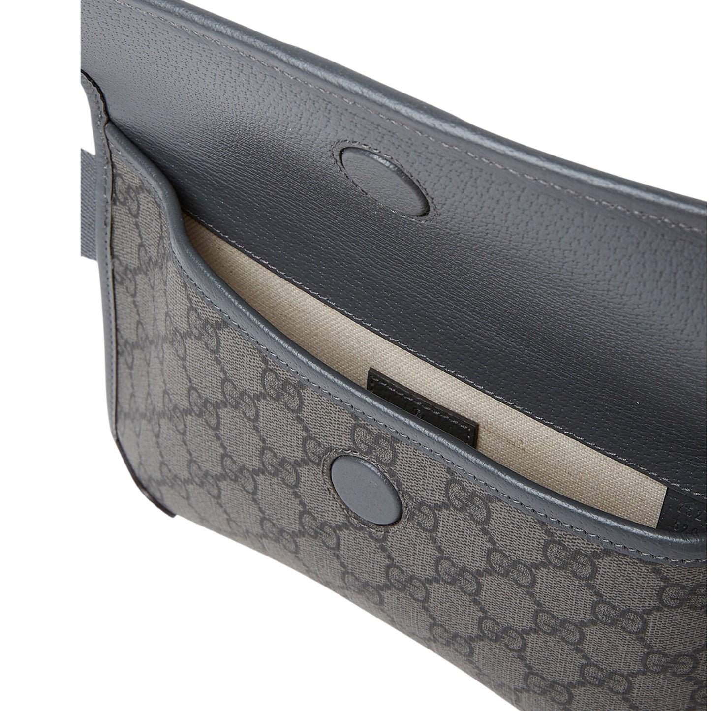 Gucci Ophidia Small Belt Bag GG Supreme Canvas Belt Bag – Grey & Black