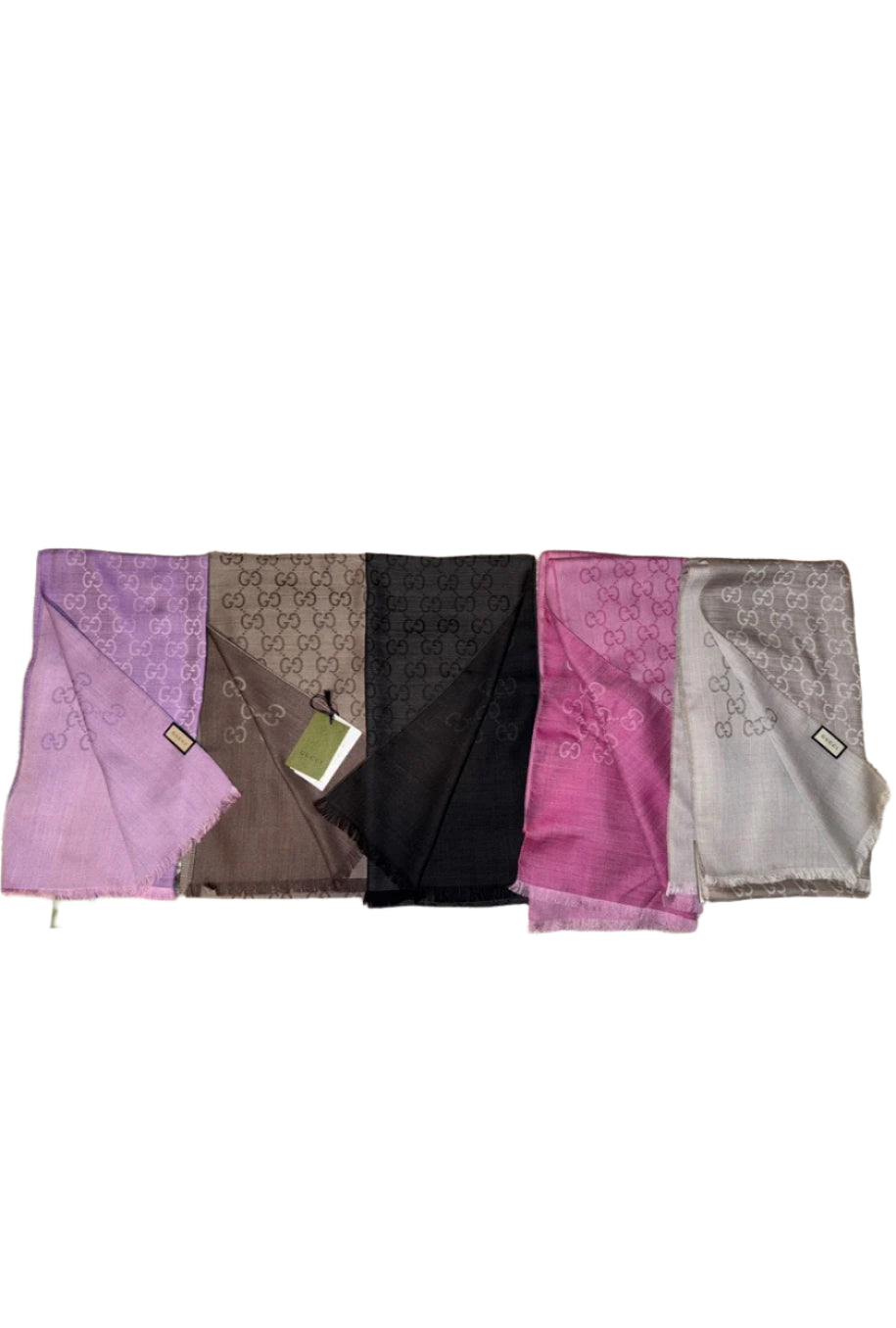 Gucci Silk/Wool Reversible Scarf Size 45x180