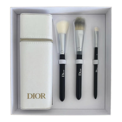 Dior Makeup Brush & Case Set – Luxury Travel Beauty Essentials