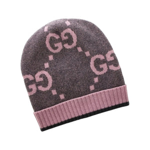 Gucci Cashmere Pink Beanie Medium