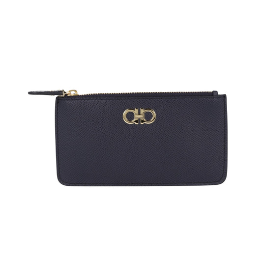 Ferragamo Gancini Card Holder Zip Pouch