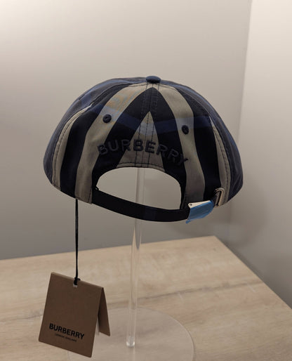 Burberry Blue Check Cap