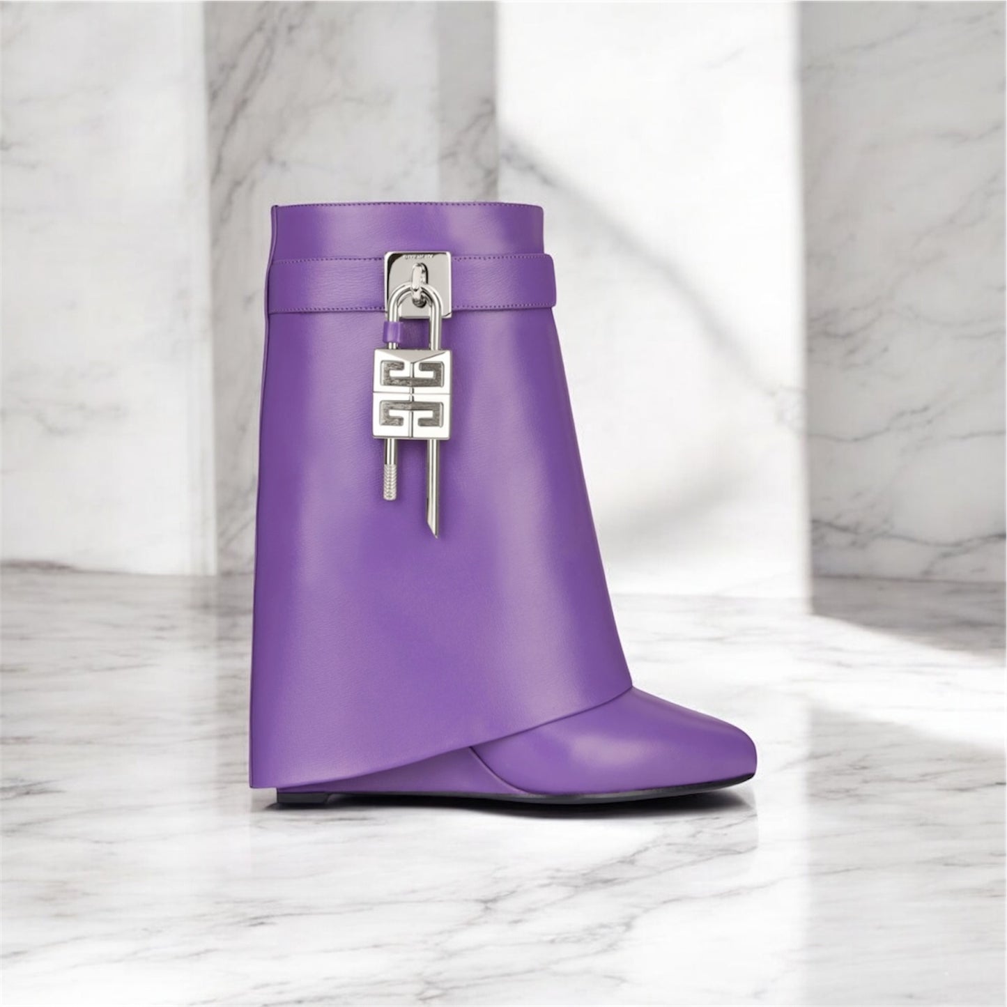 Givenchy violet shark boots