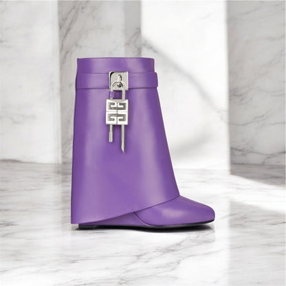 Givenchy violet shark boots