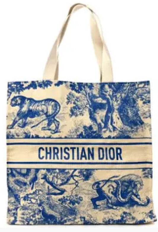 Christian Dior GWP Beauty Straw Tote