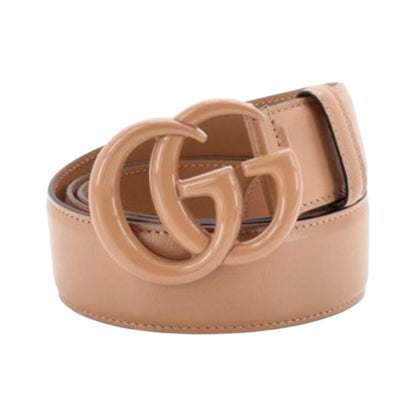 Beige Gucci Marmont Supreme wide belt Beige